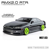 MST 533807BK RMX 2.0 1/10 RWD RTR BRUSHLESS RC Drift Car JZ3 Black Body