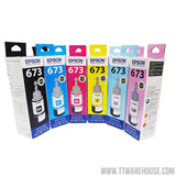 NEW EPSON T673 INK FULL SET T6731/T6732/T6733/T6734/T6735/T6736 for L800 L805 L1800