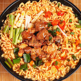 Uni-President Chili Beef Favor Instant Noodles 統一滿漢大餐 蔥燒牛肉麵