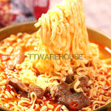 (12 PACKS) Taiwan Uni-President Chili Beef Instant Noodles 統一滿漢大餐蔥燒牛肉麵 12包
