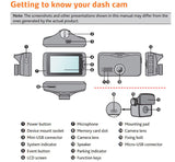 MIO MiVue 698D 1080P GPS Dual Camera (Front+Rear) Car Dashcam