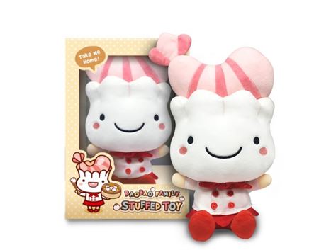 Din Tai Fung Shrimp Bao plush doll measuring 30 centimeters