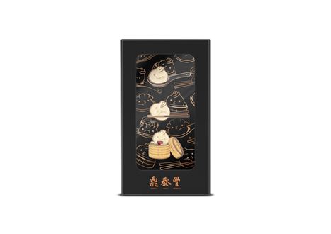 Bao Treasure Cooking Badge Set in black displaying dumpling-inspired designs