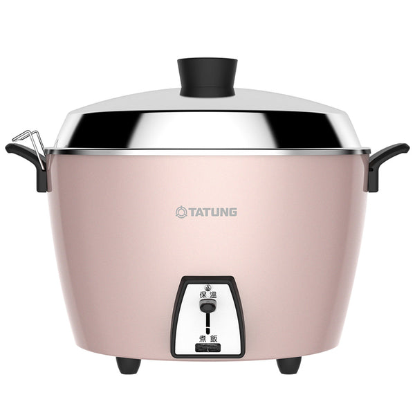TATUNG 10-Cup Pearl Pink Stainless Steel Rice Cooker (TAC-10L-MP)