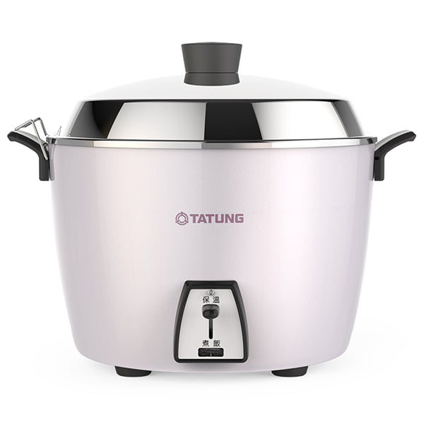 Tatung 11-Cup Rice Cooker Stardust Pink Stainless Deep Pot TAC-11L-HP