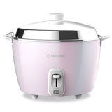 TATUNG 11-Cup Pink Stainless Steel Rice Cooker with Accessories