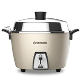 Tatung 6-Cup Stainless Steel Rice Cooker with Accessories TAC-06L-MCAG