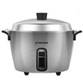 Tatung 6-Cup Cherry Red Rice Cooker with Stainless Accessories