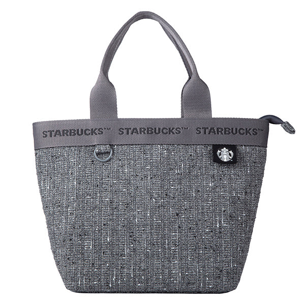 Starbucks Grey Goddess Wool Felt Balloon Tote Bag