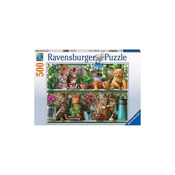 德國Ravensburger維寶拼圖 可愛貓咪(500P)
