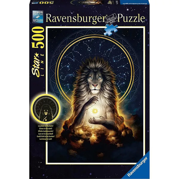 德國Ravensburger維寶拼圖 夜光版 獅子 (500P)