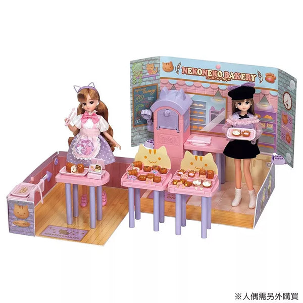 LiccA莉卡娃娃 LF-13 流行商店提盒 貓貓麵包店