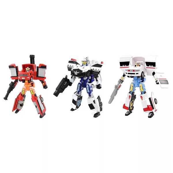 TOMICA 特裝勇者 警救防三職業豪華套組