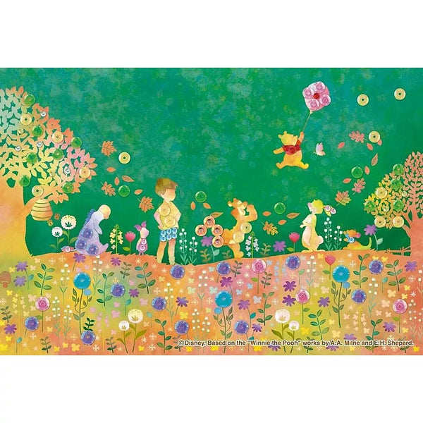 EPOCH拼圖 迷你拼圖裝飾系列  小熊維尼 70片 附框