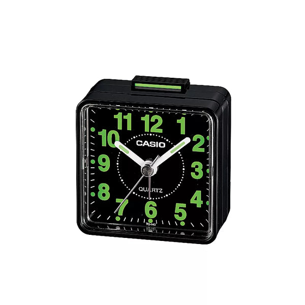 CASIO卡西歐袖珍型夜光石英鬧鐘 TQ-140-1D