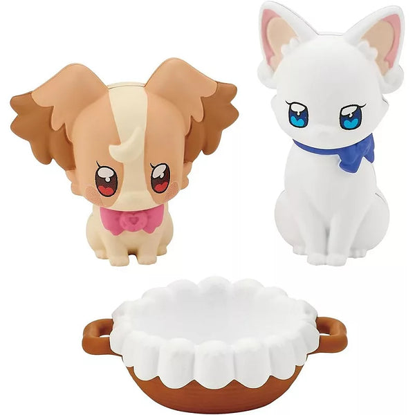 BANDAI萬代 美妙寵物光之美少女 小麥&小雪公仔