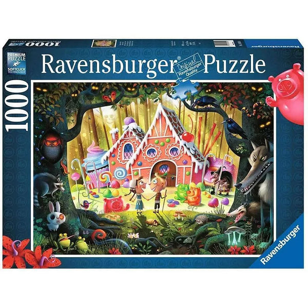 德國Ravensburger維寶拼圖 糖果屋 (1000P)
