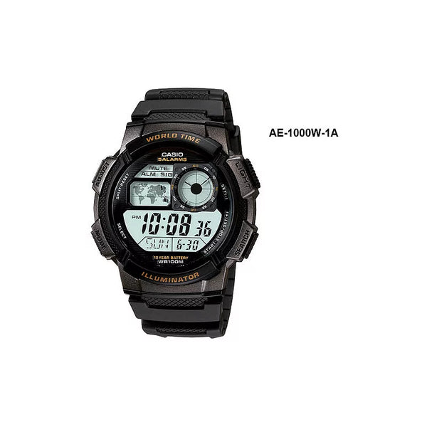 CASIO卡西歐十年電力多功能運動錶 AE-1000W-1A