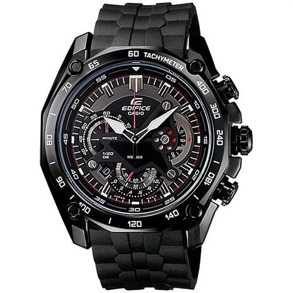 CASIO EDIFICE 極致勁速腕錶-黑