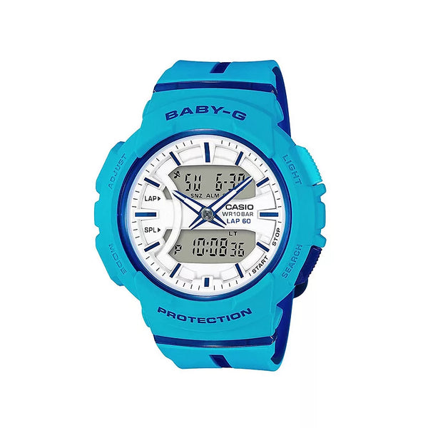CASIO BABY-G 熱情跑速運動女錶-BGA-240L-2A2DR
