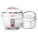 TATUNG TAC-03DW-NW 3-Cup Indirect Heat Rice Cooker Steamer WHITE (AC110V)