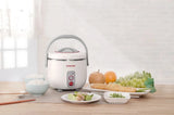 TATUNG TAC-03DW-NW 3-Cup Indirect Heat Rice Cooker Steamer WHITE (AC110V)