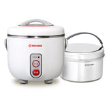 TATUNG TAC-03DW-NW 3-Cup Indirect Heat Rice Cooker Steamer WHITE (AC110V)
