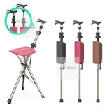 TA-DA Chair PRO Folding Aluminum Cane Chair Portable Walking Stick