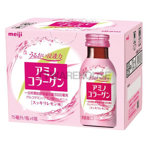 【Meiji明治】膠原蛋白飲(檸檬口味)6瓶