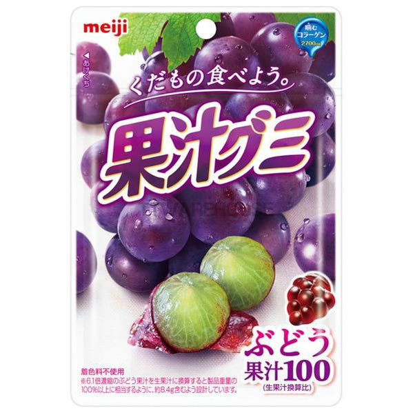 【Meiji明治】果汁QQ軟糖(葡萄)51g