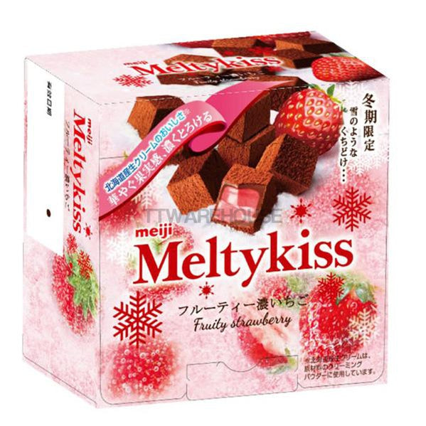 明治Meltykiss夾餡巧克力-草莓口味