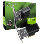EVGA GeForce GT 1030 DDR4, 02G-P4-6232-KR, 2GB SDDR4, Passive, Low Profile Graphics Card