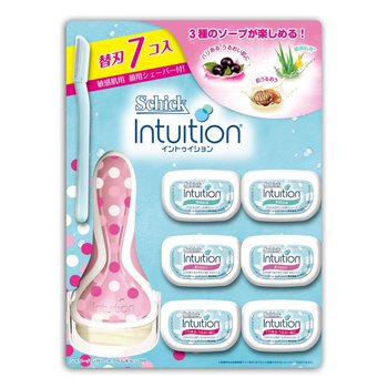 Schick Intuition Woman Razor Set (1 Razor + 7 Cartridges) /Pack