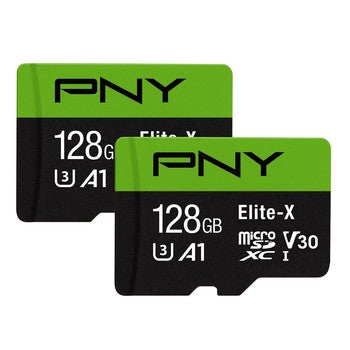 PNY 128GB MicroSD Card 2 Pack