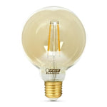 Feit LED G30 Vintage Style Bulbs 4 Pack