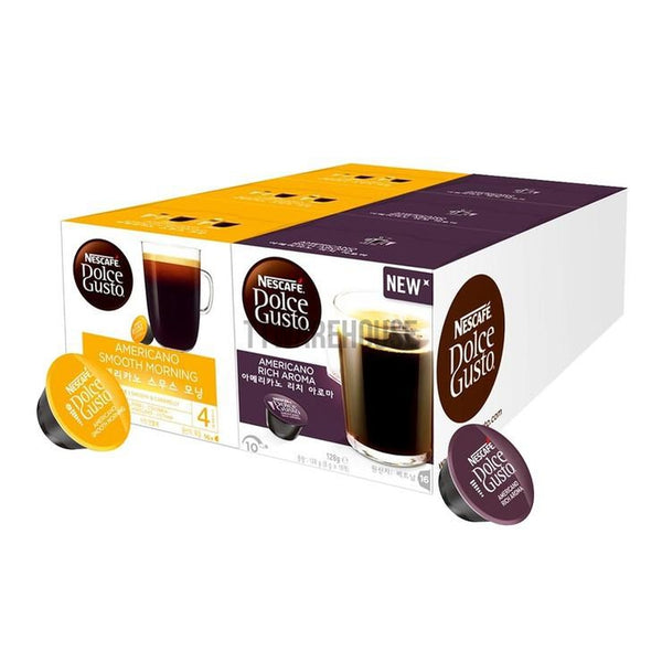 Dolce Gusto Capsule Pack (Americano Rich Aroma + Smooth Morning)