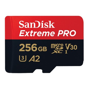 SanDisk Extreme PRO 256GB microSDXC Card with SD Card Adapter