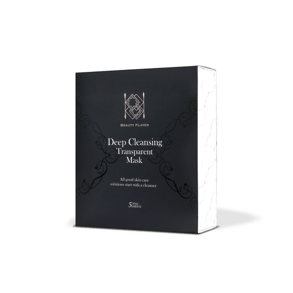 BEAUTY PLAYER Deep Cleansing Transparent Mask (5 Sheets)