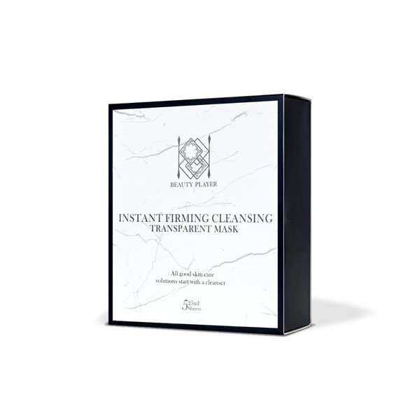 BEAUTY PLAYER INSTANT FIRMING CLEANSING Transparent Mask (5 Sheets)