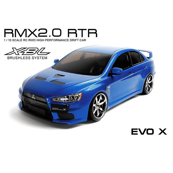 MST 533710B RMX 2.0 RTR Mitsubishi EVO X RWD 1/10 Brushless 2.4GHz (Blue)