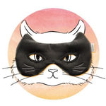 Lourdes 貓咪面具溫熱眼罩 (黑色)