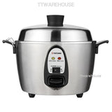 TATUNG 6-CUP PERSON 220V EUROPE Stainless Rice Cooker TAC-06I-NMV2 UK HK ASEAN (220V)