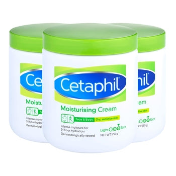 Cetaphil Gentle Moisturizing Cream 550G X  3 Pack