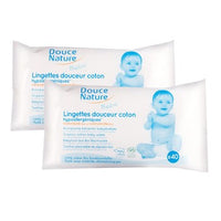 Douce Nature Organic Cotton Baby Wipes 40wipes 2packs