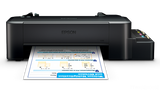 EPSON L120 Inkjet 4-Color Ink Tank System (ITS) Compact Printer with Inkset