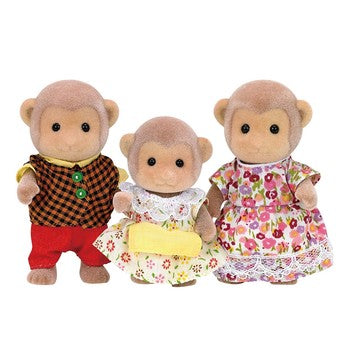 Sylvanian Family Monkey Family 3 Packs