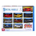 Bburago 1:43 Street Fire 9 Packs