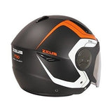 ZEUS ZS-612A AD4 Double Visor DOT ECE Helmet (Matte Black/Orange)