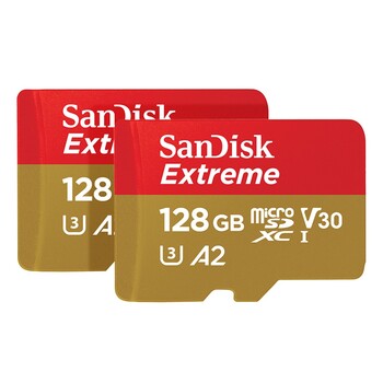 SanDisk Extreme microSDXC 128G 2PK