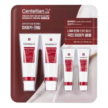 Centellian 24 Madeca Cream 50ML X 2 Pack + 15ML X 2 Pack